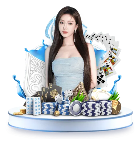 Bàn chơi Baccarat v7sb với các lá bài và chip cược